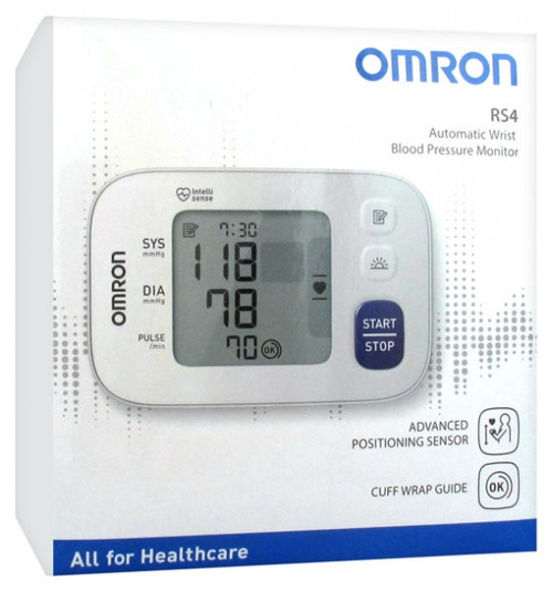 Omron Automatic Wrist Blood Pressure Monitor RS4 Omron Automatic Wrist Blood Pressure Monitor RS4