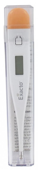 Biosynex Exacto Rigid Digital Thermometer - Colour: Salmon Biosynex Exacto Rigid Digital Thermometer - Colour: Salmon