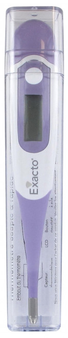 Biosynex Exacto Thermometer Soft & Fast - Colour: Purple Biosynex Exacto Thermometer Soft & Fast - Colour: Purple