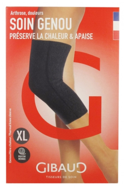 Gibaud Soin Genou Heat Knee Pad - Size: Size XL Gibaud Soin Genou Heat Knee Pad - Size: Size XL