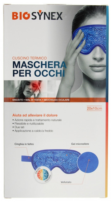 Biosynex Heating Cushion Eye Mask - Colour: Blue