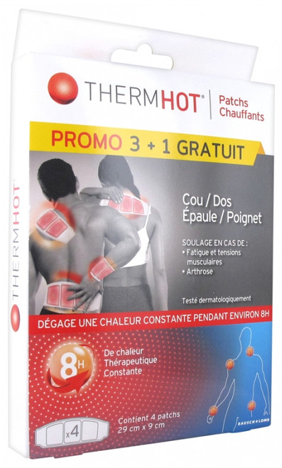 TheraPearl ThermHot 3 Neck/Back/Shoulder/Wrist Heating Patch + 1 Free TheraPearl ThermHot 3 Neck/Back/Shoulder/Wrist Heating Patch + 1 Free