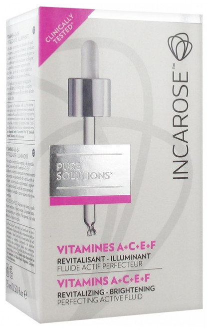 Incarose Pure Solutions Vitamins A C E F 15ml Incarose Pure Solutions Vitamins A C E F 15ml