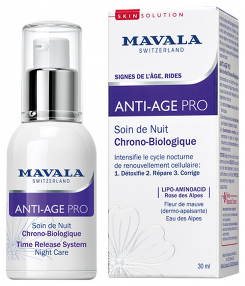 Mavala SkinSolution Anti-Age Pro Time Release System Night Care 30ml
