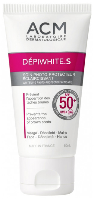 Laboratoire ACM Dépiwhite.S Whitening Photo-Protector Skincare SPF50 50ml Laboratoire ACM Dépiwhite.S Whitening Photo-Protector Skincare SPF50 50ml