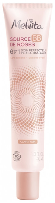 Melvita Source de Roses BB 6 in 1 Perfecting Care Organic 40ml - Colour: Fair