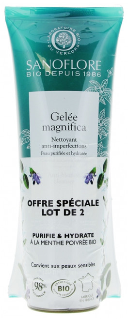 Sanoflore Magnifica Anti-Blemish Cleansing Jelly Organic 2 x 120 ml