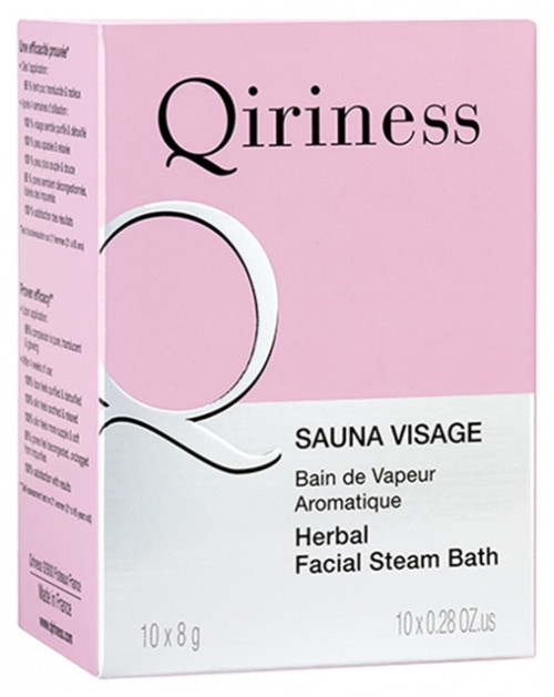 Qiriness Sauna Visage Herbal Facial Steam Bater 10 Tablets x 8g