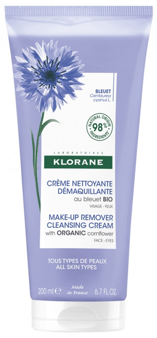 Klorane Make-Up remover Cleansing Cream with Organic Cornflower 200ml Klorane Make-Up remover Cleansing Cream with Organic Cornflower 200ml