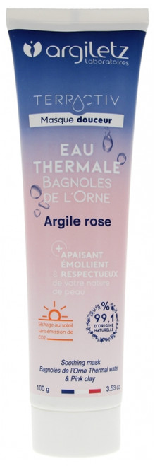 Argiletz Terractiv Gentle Mask Pink Clay Thermal Water 100 g