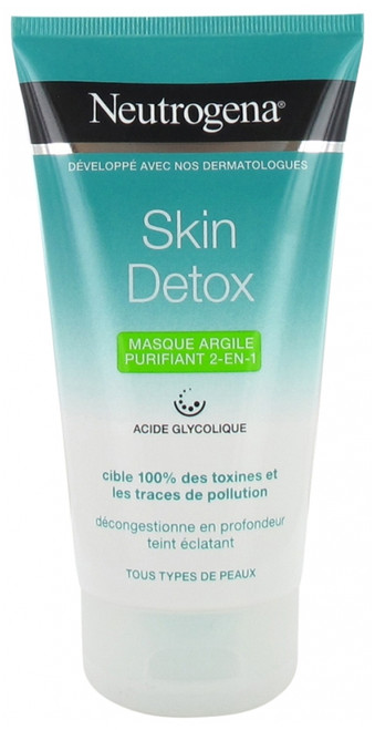 Neutrogena Skin Detox Purifying Clay Mask 2in1 150ml