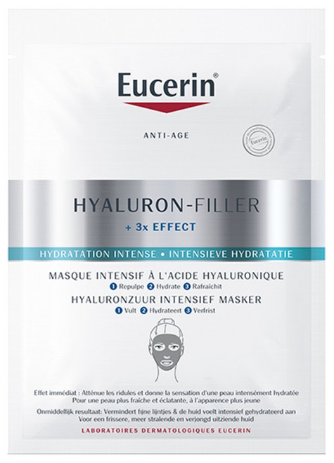 Eucerin Hyaluron-Filler + 3x Effect Intensive Mask With Hyaluronic Acid 1 Mask Eucerin Hyaluron-Filler + 3x Effect Intensive Mask With Hyaluronic Acid 1 Mask