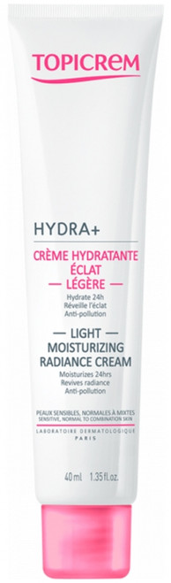 Topicrem HYDRA+ Light Moisturizing Radiance Cream 40ml Topicrem HYDRA+ Light Moisturizing Radiance Cream 40ml