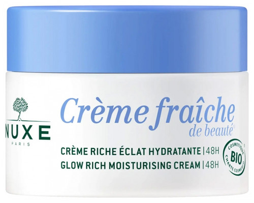 Nuxe Crème Fraîche de Beauté Glow Rich Moisturising Cream 48H Organic 50ml Nuxe Crème Fraîche de Beauté Glow Rich Moisturising Cream 48H Organic 50ml