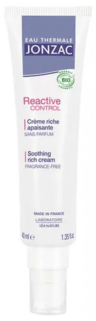 Eau Thermale Jonzac REactive Control Soothing Rich Cream Organic 40ml Eau Thermale Jonzac REactive Control Soothing Rich Cream Organic 40ml