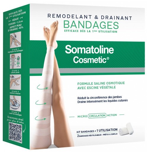 Somatoline Cosmetic Remodeling and Draining Kit 2 Bandages Somatoline Cosmetic Remodeling and Draining Kit 2 Bandages