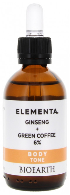 Bioearth Elementa Body Tone Ginseng + Green Coffee 6% Solution 50ml
