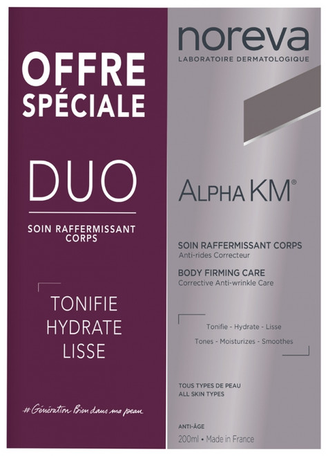 Noreva Alpha KM Body Firming Care 2 x 200ml