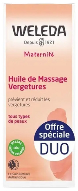 Weleda Maternity Stretch-Marks Massage Oil 2 x 100ml Weleda Maternity Stretch-Marks Massage Oil 2 x 100ml