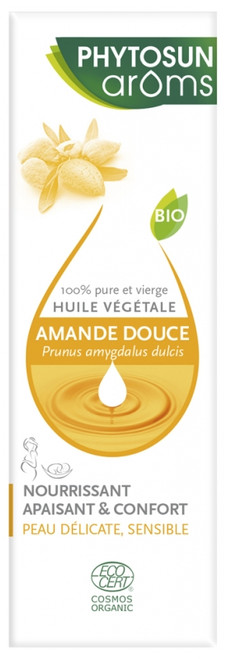 Phytosun Arôms Sweet Almond Vegetable Oil Organic 50ml Phytosun Arôms Sweet Almond Vegetable Oil Organic 50ml