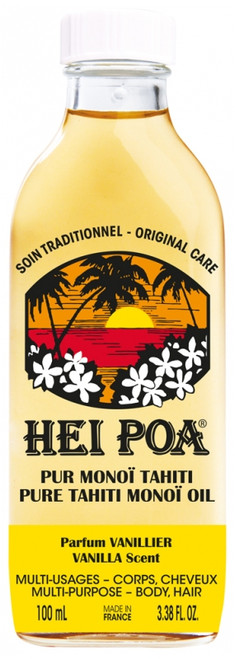 Hei Poa Pure Tahiti Monoi Oil Vanilla Scent 100ml Hei Poa Pure Tahiti Monoi Oil Vanilla Scent 100ml