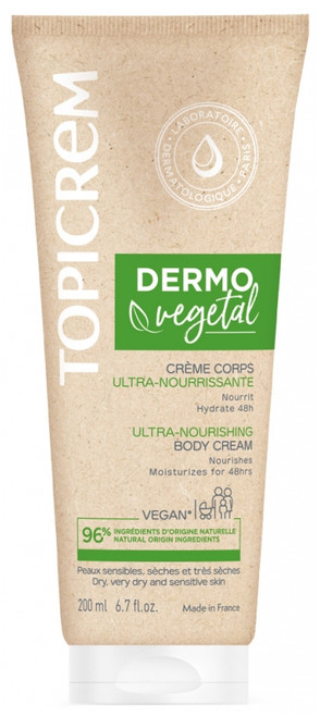 Topicrem DERMOVEGETAL Ultra-Nourishing Body Cream 200ml Topicrem DERMOVEGETAL Ultra-Nourishing Body Cream 200ml