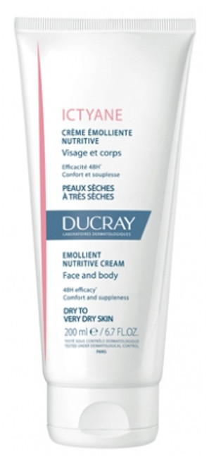 Ducray Ictyane Emollient Nutritive Cream Face and Body 200ml Ducray Ictyane Emollient Nutritive Cream Face and Body 200ml