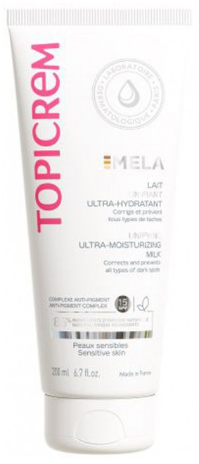 Topicrem MELA Unifying Ultra-Moisturizing Milk 200ml Topicrem MELA Unifying Ultra-Moisturizing Milk 200ml