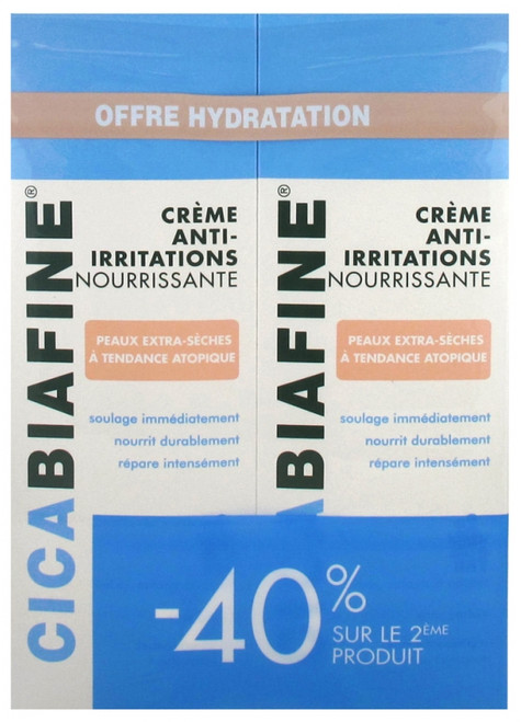 CicaBiafine Anti-Irritations Moisturising Cream 2 x 200ml CicaBiafine Anti-Irritations Moisturising Cream 2 x 200ml
