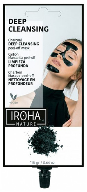 Iroha Nature Charcoal Deep Cleansing Peel-Off Mask 18g Iroha Nature Charcoal Deep Cleansing Peel-Off Mask 18g