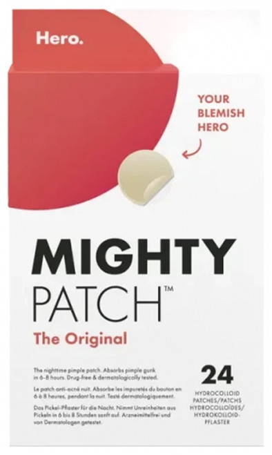 Hero Mighty Patch Original Anti-Acne Night Patches 24 Hydrocolloid Patches Hero Mighty Patch Original Anti-Acne Night Patches 24 Hydrocolloid Patches