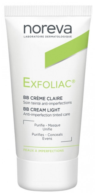 Noreva Exfoliac BB Cream 30ml - Colour: Light Tinted