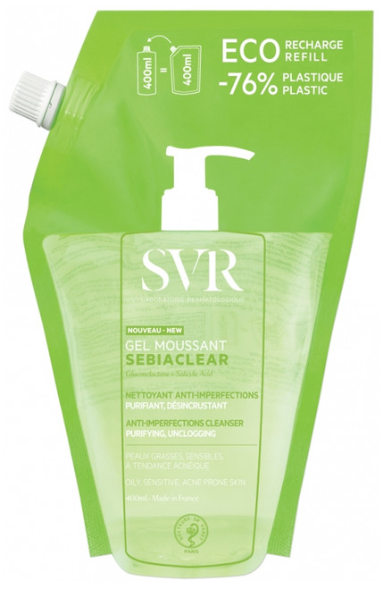 SVR Sebiaclear Eco-Refill Anti-Imperfection Foaming Gel 400ml