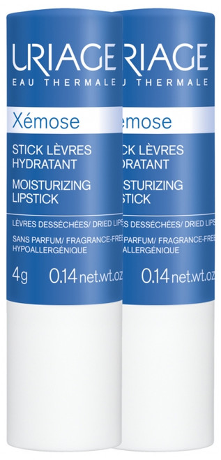 Uriage Xémose Moisturizing Lip Stick 2 x 4g Uriage Xémose Moisturizing Lip Stick 2 x 4g