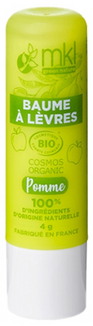 MKL Green Nature Lips Balm Organic 4g - Taste: Apple