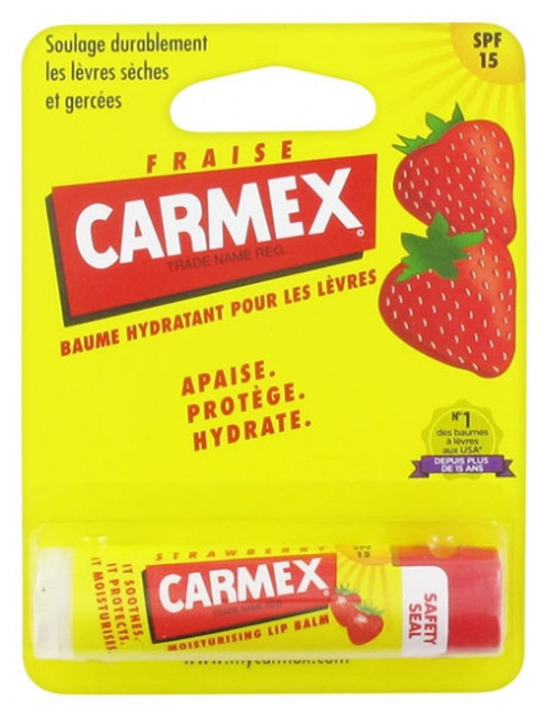 Carmex Strawberry Lips Moisturizing Balm 4,9ml