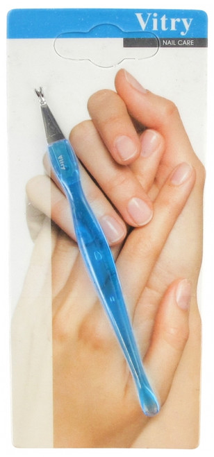 Vitry Cuticle Cutter Stainless Steel Head - Colour: Blue Vitry Cuticle Cutter Stainless Steel Head - Colour: Blue