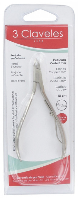 3 Claveles Cuticle Nipper 1/2 Jaw 3 Claveles Cuticle Nipper 1/2 Jaw