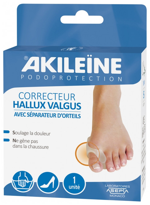 Akileïne Podoprotection Hallux Valgus Corrector with Toe Separator Akileïne Podoprotection Hallux Valgus Corrector with Toe Separator