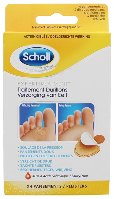 Scholl Calluses Treatment 4 Dressings Scholl Calluses Treatment 4 Dressings