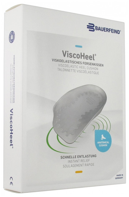 Bauerfeind Viscoheel Visco-Elastic Heel Cushions 1 Pair - Size: 4 : 44-47 Bauerfeind Viscoheel Visco-Elastic Heel Cushions 1 Pair - Size: 4 : 44-47