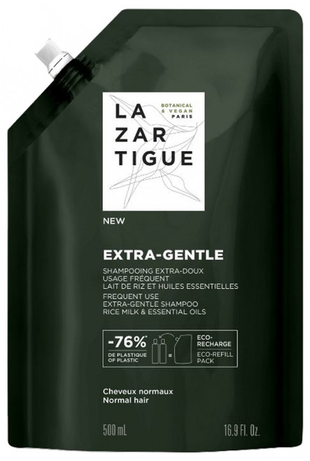 Lazartigue Extra-Gentle Shampoo Extra-Gentle Eco-Refill 500ml Lazartigue Extra-Gentle Shampoo Extra-Gentle Eco-Refill 500ml