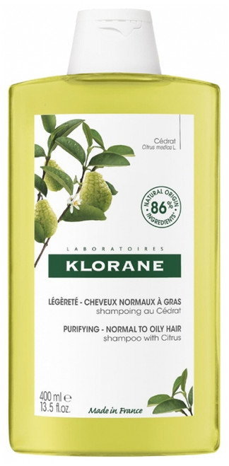Klorane Purifying - Normal to Oily Hair with Citrus 400ml Klorane Purifying - Normal to Oily Hair with Citrus 400ml