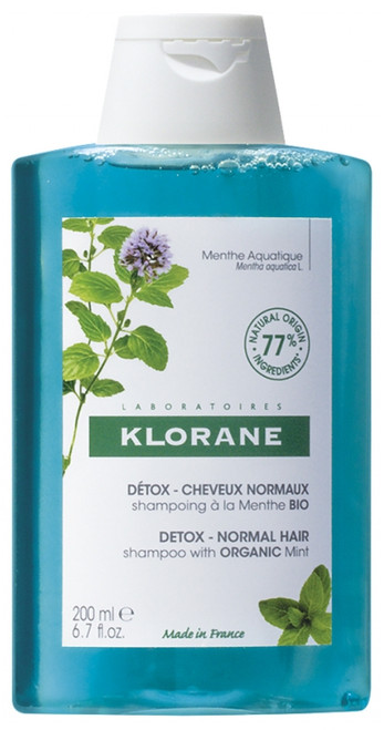 Klorane Detox - Normal Hair Shampoo with Mint Organic 200ml Klorane Detox - Normal Hair Shampoo with Mint Organic 200ml