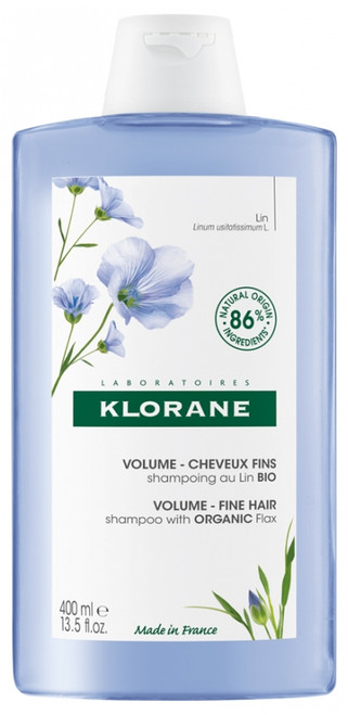 Klorane Volume - Fine Hair Shampoo with Organic Flax 400ml Klorane Volume - Fine Hair Shampoo with Organic Flax 400ml