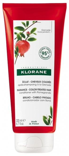 Klorane Radiance - Color-Treated Hair Conditioner with Pomegranate 200ml