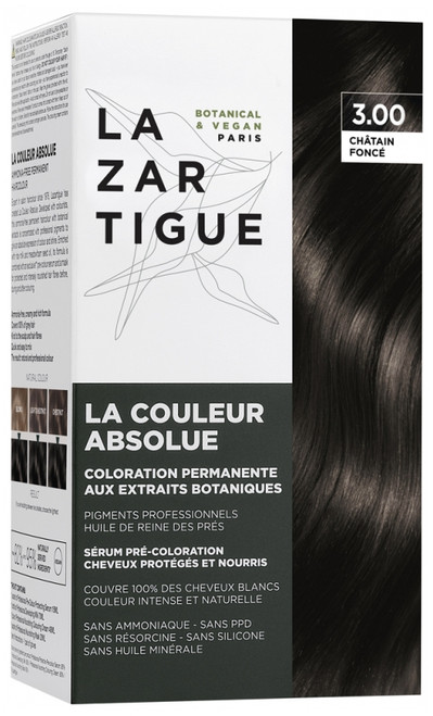 Lazartigue The Absolute Color - Hair Colour: 3.00 Dark Brown Lazartigue The Absolute Color - Hair Colour: 3.00 Dark Brown