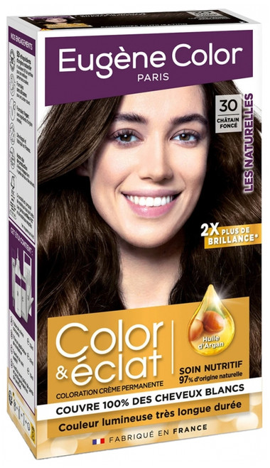 Eugène Color Color & Eclat - Les Naturelles Very Long Lasting Permanent Color - Hair Colour: 30 Dark Chestnut Eugène Color Color & Eclat - Les Naturelles Very Long Lasting Permanent Color - Hair Colour: 30 Dark Chestnut
