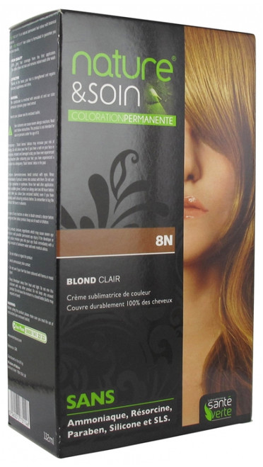 Santé Verte Nature et Soin Permanent Hair Colouring - Colour: 8N Light Blond Santé Verte Nature et Soin Permanent Hair Colouring - Colour: 8N Light Blond