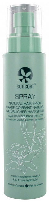 Suncoat Fixative Styling Natural Hairspray Medium Hold 200ml